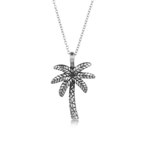 Edelstahl Anhänger, 304 Edelstahl, Palm Tree, poliert, Modeschmuck & unisex, keine, 22.2x33.6mm, verkauft von PC