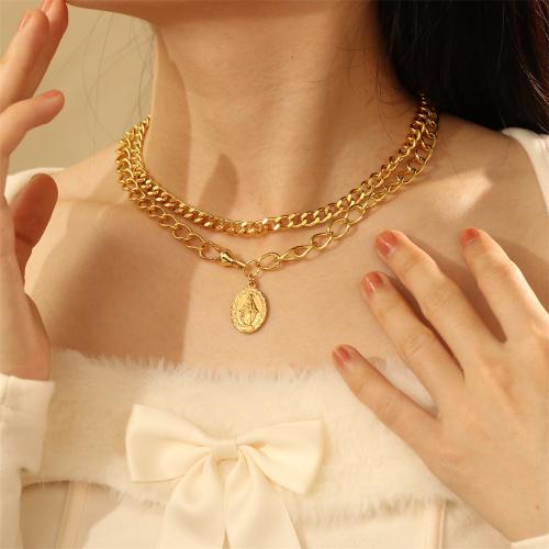 Brass Jewelry Necklace, gold color plated, fashion jewelry golden 