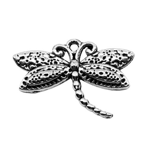 Zinc Alloy Animal Pendants, Dragonfly, plated, DIY [