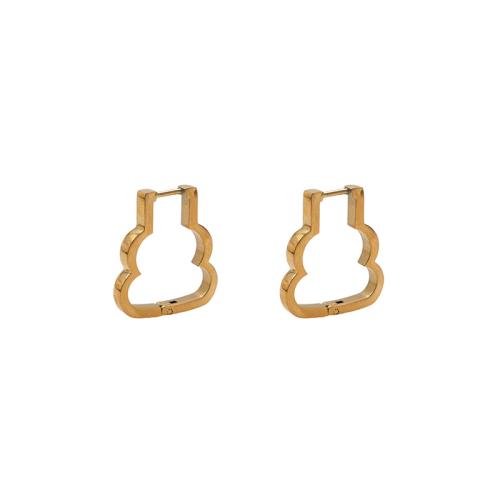 Acier titane boucle d'oreille leverback, Motif géométrique, Placage de couleur d'or, styles différents pour le choix & pour femme & creux, Vendu par paire