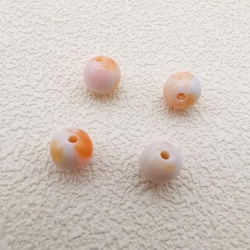 Acrylic Jewelry Beads, Round, DIY 10mm, Approx 