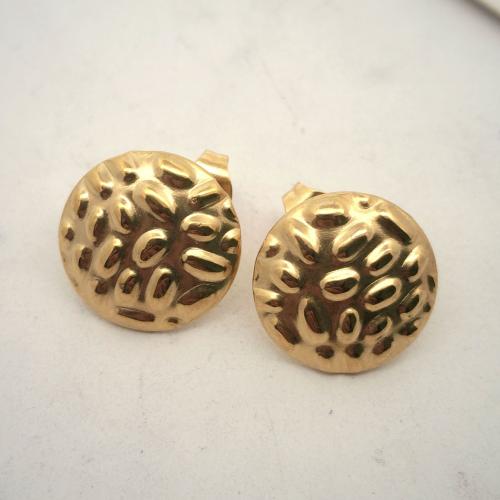 Stainless Steel Earring Stud Component, 304 Stainless Steel, DIY, golden 