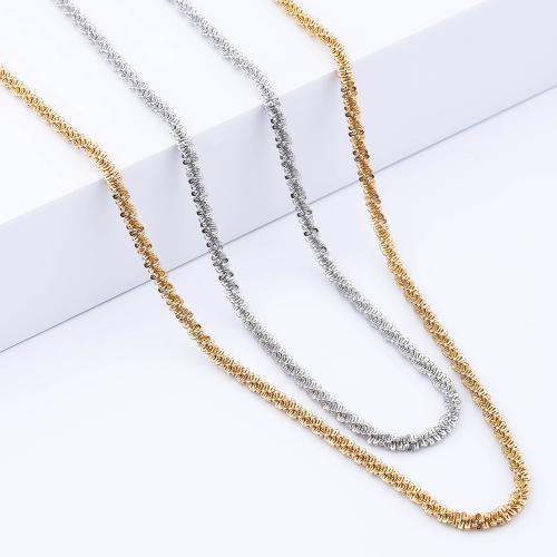 Stainless Steel Chain Necklace, 304 Stainless Steel & Unisex 