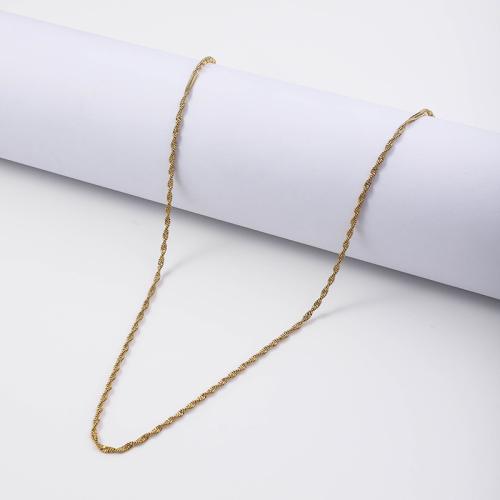 Stainless Steel Chain Necklace, 304 Stainless Steel, with 5cm extender chain, fashion jewelry & Unisex 2.2mm Approx 45 cm 