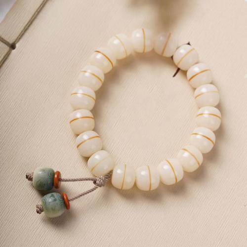 Bodhi Wood Beads Bracelet, fashion jewelry & Unisex 8cm [