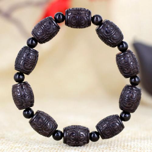 Black Sandalwood Bracelet, fashion jewelry & Unisex 8cm 