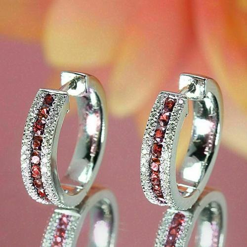 Cubic Zirconia Micro Pave Brass Earring, fashion jewelry & micro pave cubic zirconia & for woman 