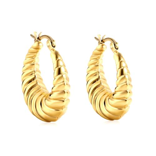 Stainless Steel Leverback Earring, 304 Stainless Steel, gold color plated, fashion jewelry & for woman 