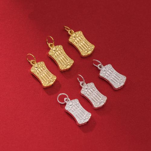 Sterling Silver Pendants, 925 Sterling Silver, Abacus, DIY 