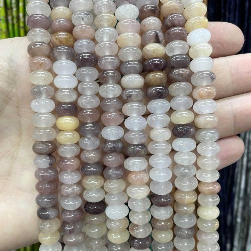 Mixed Gemstone Beads, Natural Stone, Flat Round, DIY Approx 