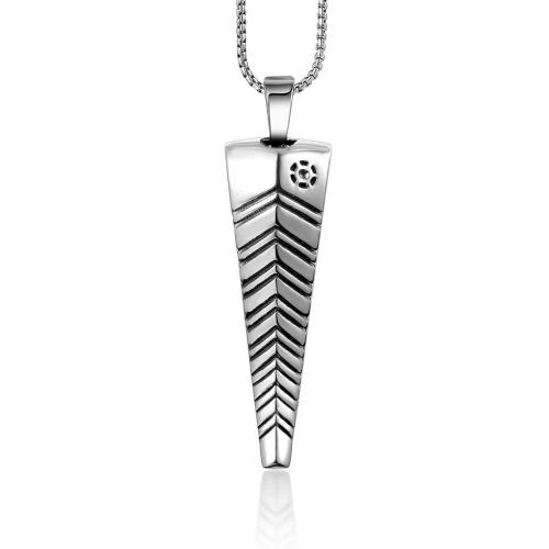 Edelstahl Anhänger, 304 Edelstahl, poliert, Modeschmuck & unisex, 12x36.9mm, verkauft von PC