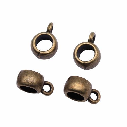 Zinc Alloy Bail Beads, plated, DIY 