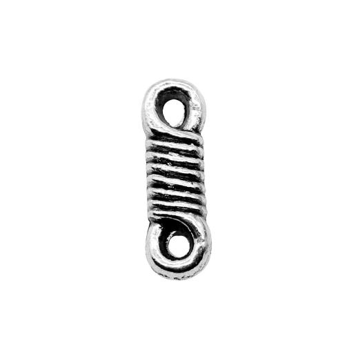 Zinc Alloy Charm Connector, antique silver color plated, DIY & 1/1 loop 