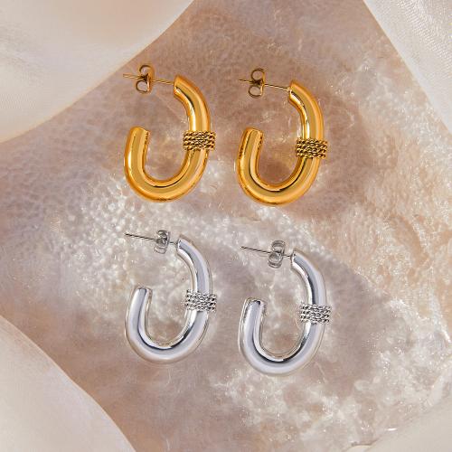 Boucles d'oreilles en acier titane, Placage, pour femme, plus de couleurs à choisir, Vendu par paire