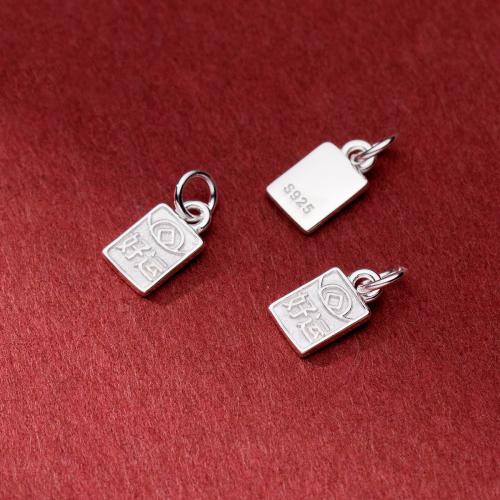 Sterling Silver Pendants, 925 Sterling Silver, Geometrical Pattern, DIY 