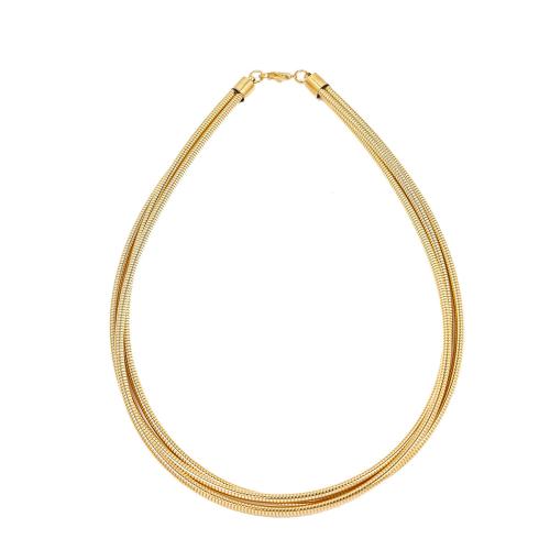 Bijoux de fer prêt à porter de collier , bijoux de mode & pour femme, plus de couleurs à choisir Environ 45.5 cm, Vendu par PC[