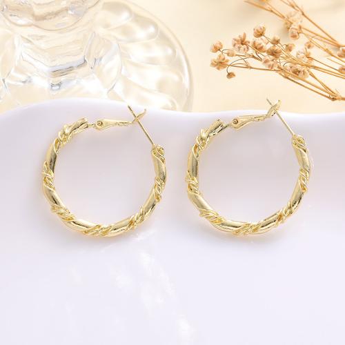 Zinc Alloy Hoop Earring, fashion jewelry & for woman [