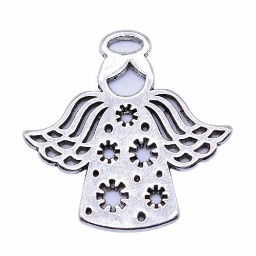 Zinc Alloy Jewelry Pendants, Angel, plated, DIY 