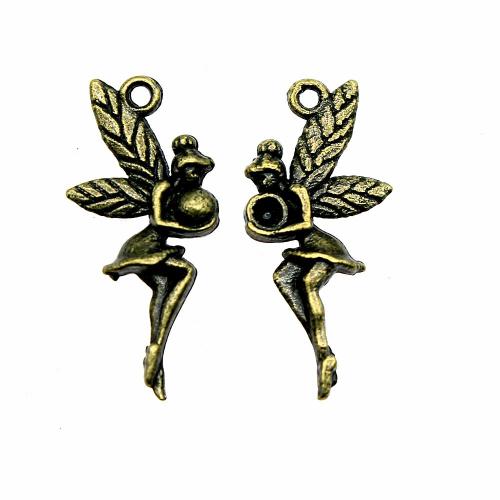 Zinc Alloy Jewelry Pendants, Angel, plated, DIY 