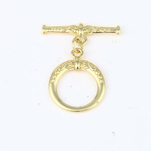 Brass Toggle Clasp, gold color plated, DIY [