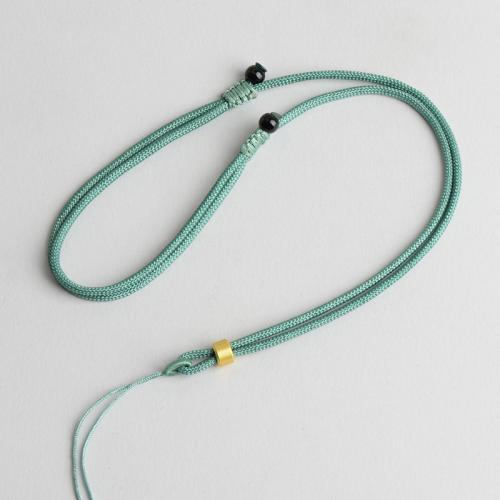 Polipropileno Nylon Cuerda de collar, con aleación de zinc & Acrílico, hecho a mano, Bricolaje, más colores para la opción, longitud:aproximado 32-62 cm, Vendido por UD