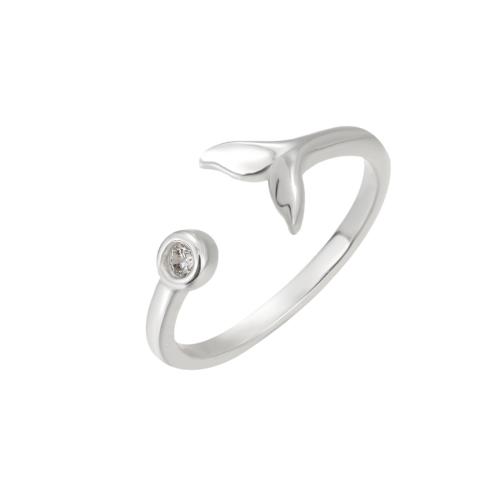 Argent sterling 925 Bague d'orteil, bijoux de mode & pavé de micro zircon & pour femme, Vendu par PC