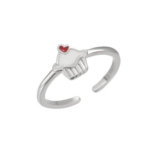 Argent sterling 925 Bague d'orteil, bijoux de mode & pour femme & émail, Vendu par PC