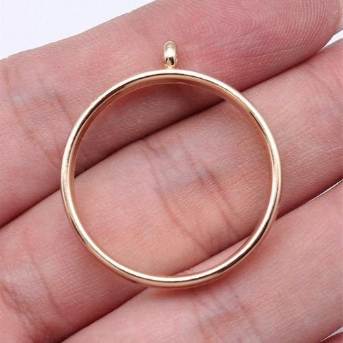 Zinc Alloy Jewelry Pendants, Donut, plated, DIY 