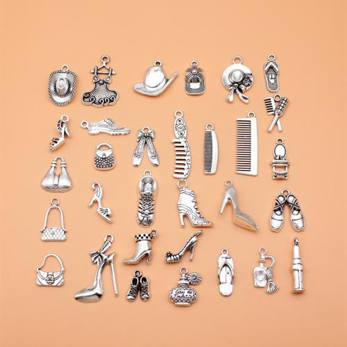 Zinc Alloy Jewelry Pendants, antique silver color plated, DIY 