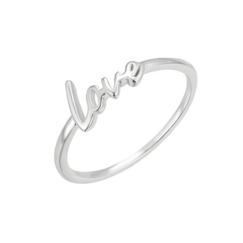 Sterling Silver Finger Ring, 925 Sterling Silver, fashion jewelry & for woman 