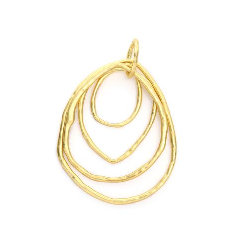 Zinc Alloy Jewelry Pendants, gold color plated, DIY 