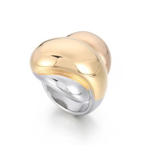 Edelstahl Fingerring, 304 Edelstahl, plattiert, unisex & verschiedene Größen vorhanden & verschiedene Stile für Wahl, keine, verkauft von PC