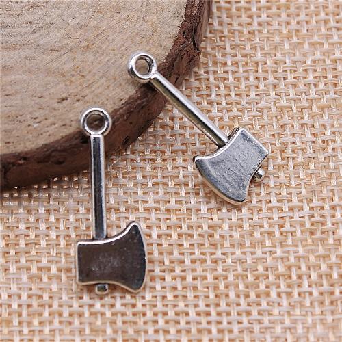 Zinc Alloy Tool Pendants, Axe, plated, DIY 