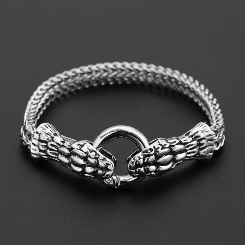 Bracelets En alliage de zinc, serpent, bijoux de mode & unisexe Environ 21.8 cm, Vendu par PC[