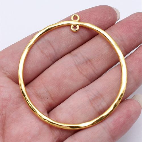 Zinc Alloy Jewelry Pendants, Round, plated, DIY 