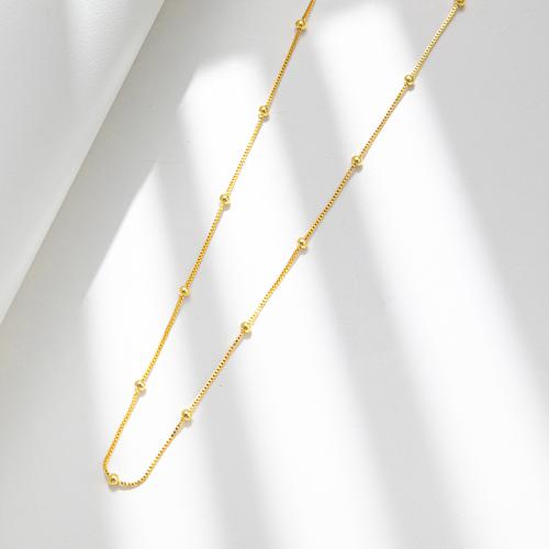 Brass Jewelry Necklace, gold color plated, for woman cm 