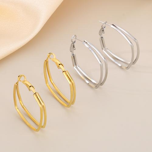 Stainless Steel Leverback Earring, 304 Stainless Steel, Vacuum Ion Plating, for woman 