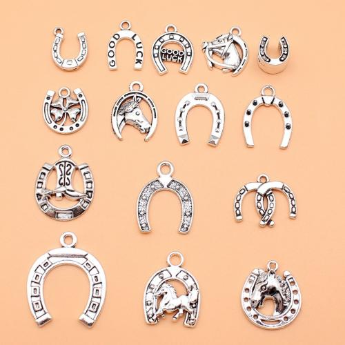 Zinc Alloy Jewelry Pendants, antique silver color plated, DIY 