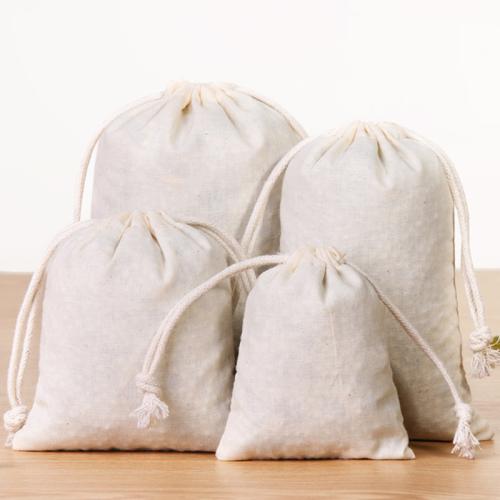 coton Sac drawstring, rectangle, Anti-poussière & normes différentes pour le choix, blanc, Vendu par PC