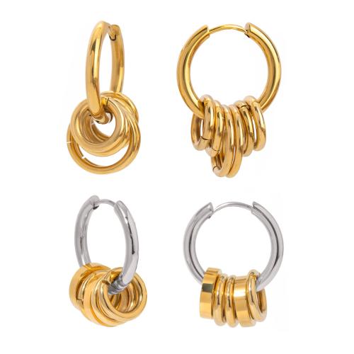 Stainless Steel Drop Earring, 304 Stainless Steel, Vacuum Ion Plating, fashion jewelry & for woman 