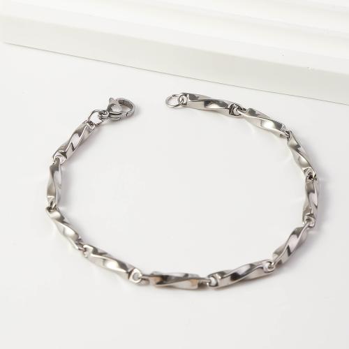 Titanium Steel Bracelet & Bangle, polished, Unisex 