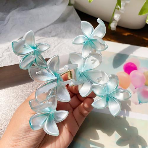 Hair Claw Clips, Plastic, Flower, fashion jewelry 