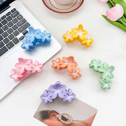 Hair Claw Clips, Plastic, Flower, fashion jewelry 