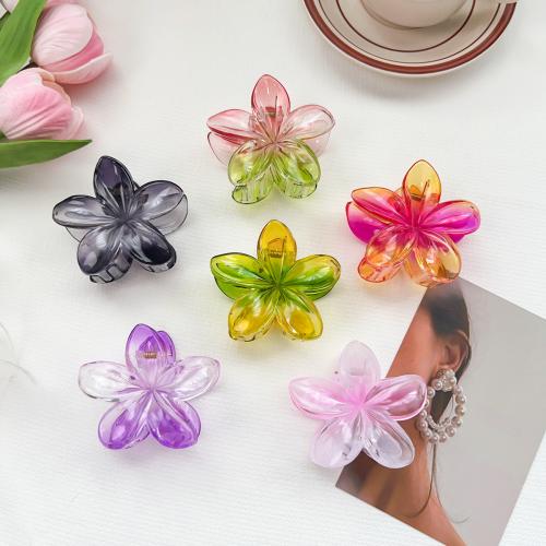 Hair Claw Clips, Plastic, Flower, fashion jewelry 