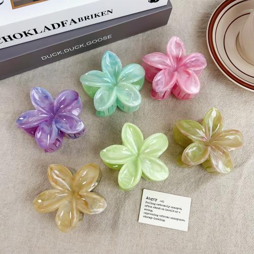 Hair Claw Clips, Plastic, Flower, fashion jewelry 