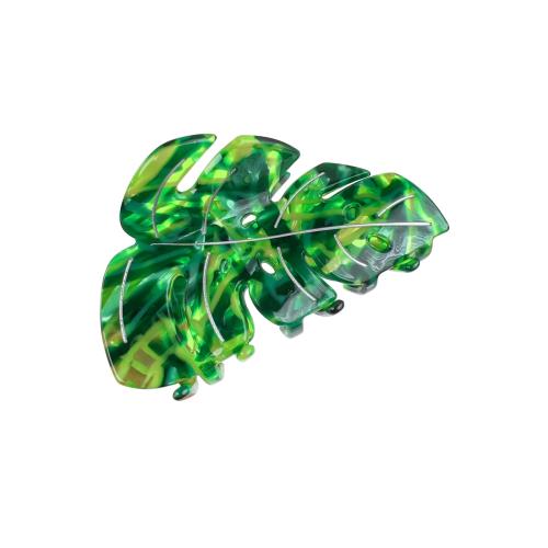 Hair Claw Clips, Acetate, Leaf, fashion jewelry 