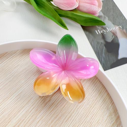 Hair Claw Clips, Plastic, Flower, fashion jewelry 