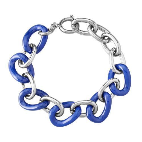 Acier titane bracelet, avec porcelaine, bijoux de mode & pour homme Environ 7-9 pouce, Vendu par PC