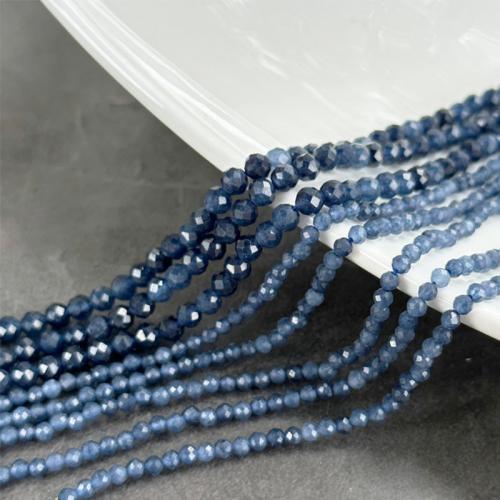 Single Gemstone Beads, Iolite, Nuggets, DIY & faceted Approx 38 cm 