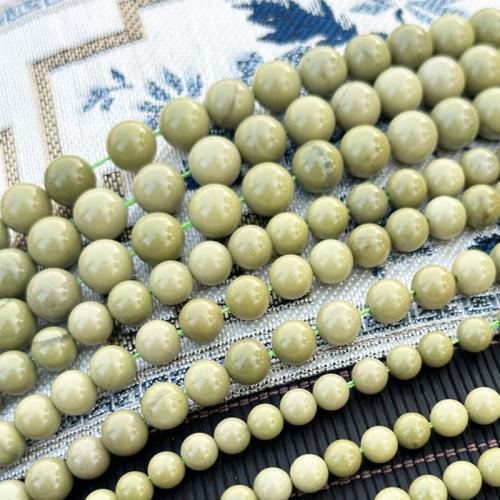 Agate Beads, Alexa Agate, Round, polished, DIY green Approx 39 cm 